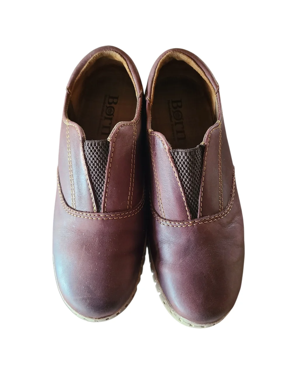 Børn Leather Slip-On Comfort Sneakers | Size 8.5 M